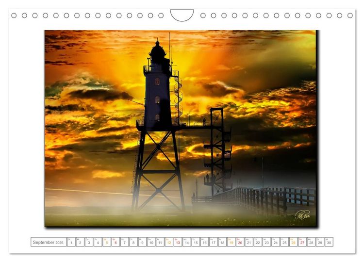 Produktbild: Zwischenzeiten - Zeiten zwischen Tag und Nacht (Wandkalender 2026 DIN A4 quer), CALVENDO Monatskalender