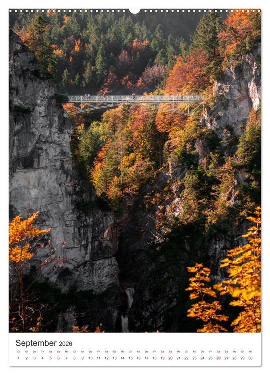 Produktbild: Herbstliches Allg&auml;u (Wandkalender 2026 DIN A2 hoch), CALVENDO Monatskalender