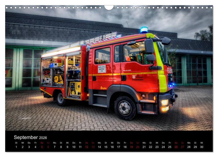 Produktbild: Feuerwehr und Rettungsdienst (Wandkalender 2026 DIN A3 quer), CALVENDO Monatskalender