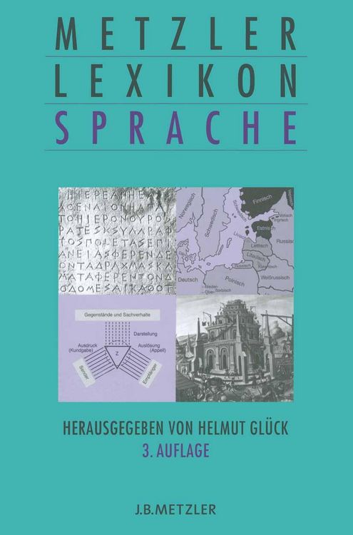 Produktbild: Metzler Lexikon Sprache