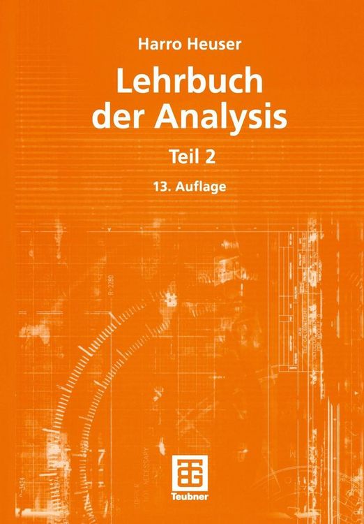 Produktbild: Lehrbuch der Analysis