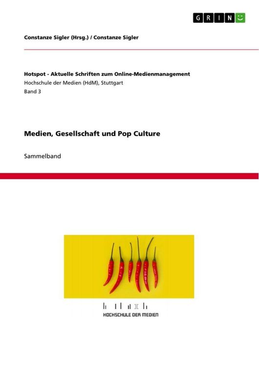 Produktbild: Medien, Gesellschaft und Pop Culture