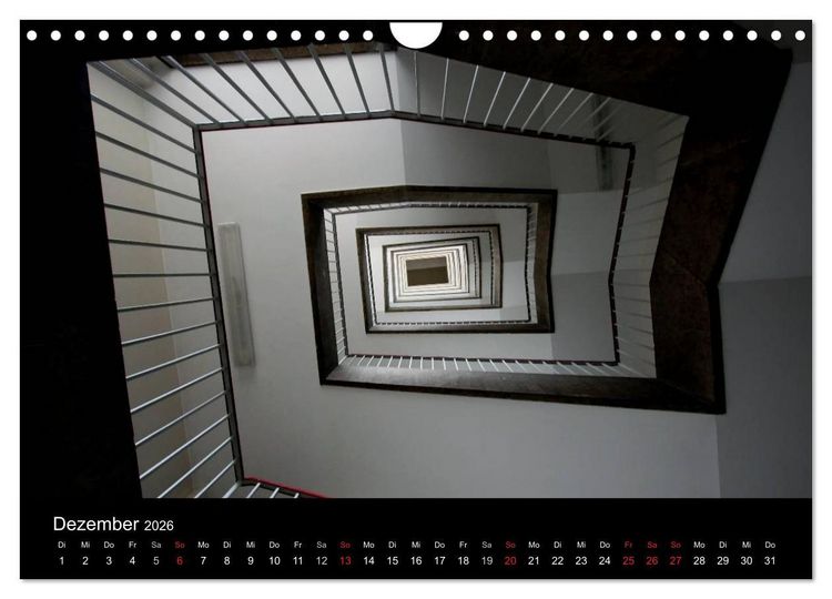Produktbild: Treppen (Wandkalender 2026 DIN A4 quer), CALVENDO Monatskalender