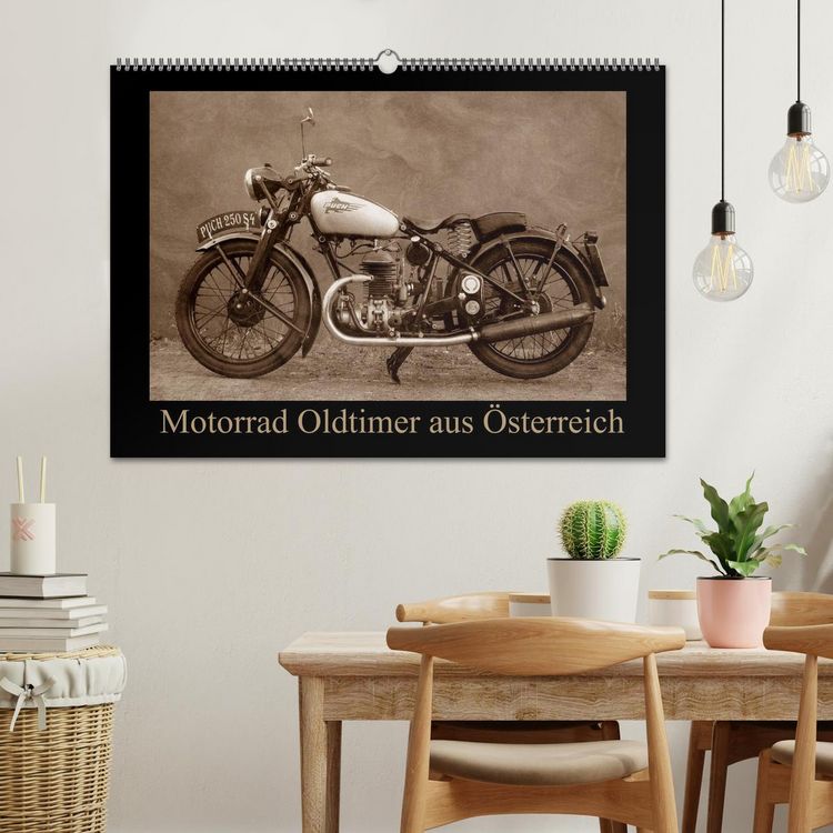 Produktbild: Motorrad Oldtimer aus &Ouml;sterreich (Wandkalender 2026 DIN A2 quer), CALVENDO Monatskalender
