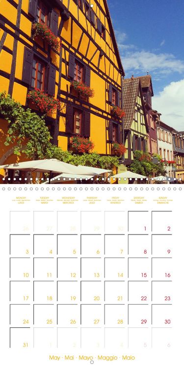 Produktbild: Wojciech, G: France Alsace - Charming Wine Region (Wall Cale