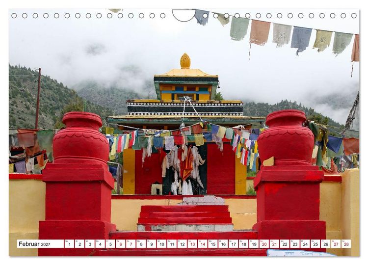 Produktbild: Farbenfrohes Indien (Wandkalender 2027 DIN A4 quer), CALVENDO Monatskalender