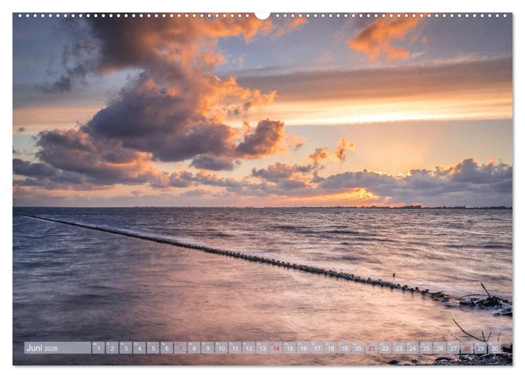 Produktbild: Faszination Eiderstedt (hochwertiger Premium Wandkalender 2026 DIN A2 quer), Kunstdruck in Hochglanz