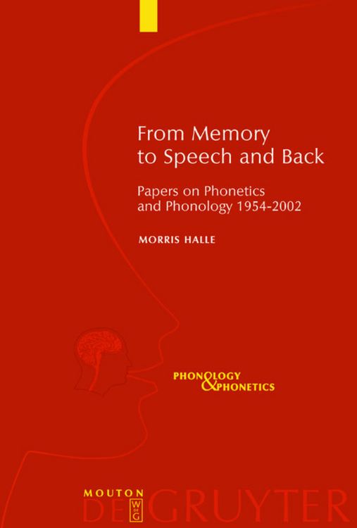 Produktbild: From Memory to Speech and Back