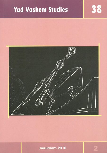 Produktbild: Yad Vashem Studies 38.2