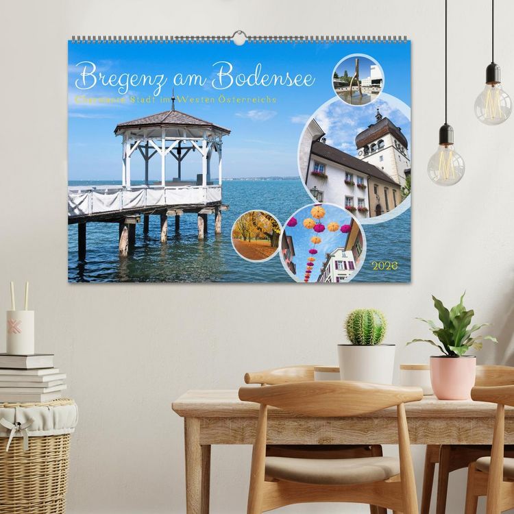 Produktbild: Bregenz am Bodensee (Wandkalender 2026 DIN A2 quer), CALVENDO Monatskalender