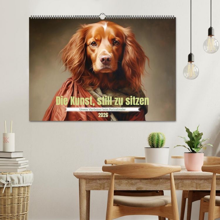 Produktbild: Die Kunst, still zu sitzen (Wandkalender 2026 DIN A2 quer), CALVENDO Monatskalender
