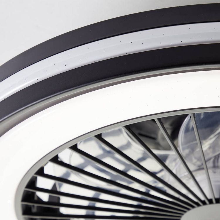 Produktbild: Brilliant G99280/06 Palmero LED-Deckenleuchte mit Ventilator LED-Modul 40W Schwarz
