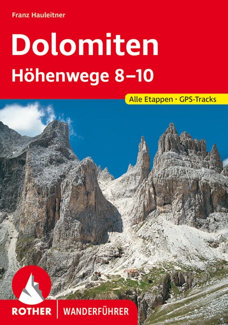Produktbild: ROTHER Wanderf&uuml;hrer Dolomiten H&ouml;henwege 8-10