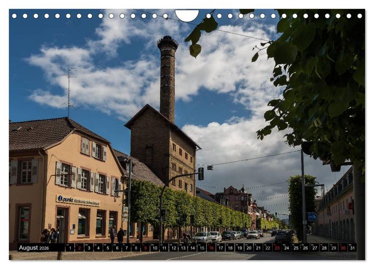 Produktbild: Schwetzinger Stadtansichten (Wandkalender 2026 DIN A4 quer), CALVENDO Monatskalender