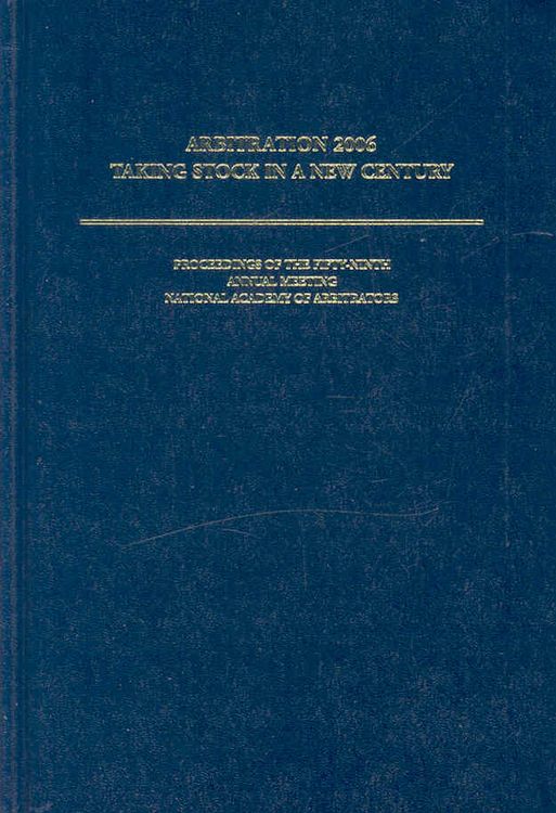 Produktbild: Arbitration 2006