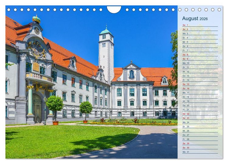 Produktbild: Romantisches Augsburg (Wandkalender 2026 DIN A4 quer), CALVENDO Monatskalender