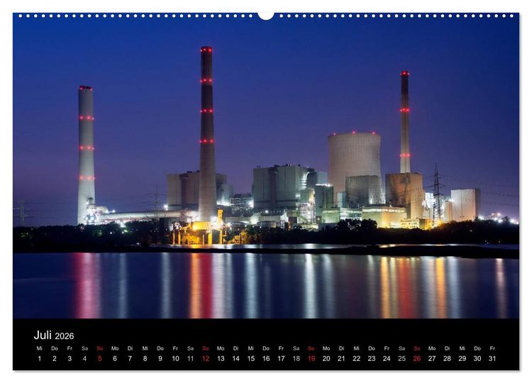 Produktbild: Ruhrlights II - Nachtlichter des Ruhrgebietes (Wandkalender 2026 DIN A2 quer), CALVENDO Monatskalender