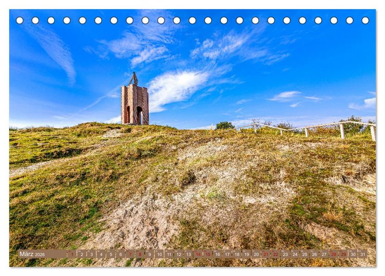Produktbild: NORDERNEY - Meine Liebe zur Nordseeinsel (Tischkalender 2026 DIN A5 quer), CALVENDO Monatskalender