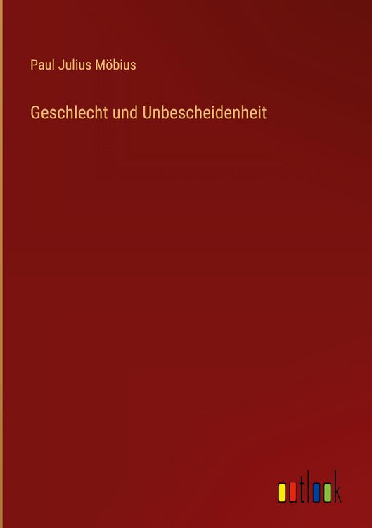 Produktbild: Geschlecht und Unbescheidenheit