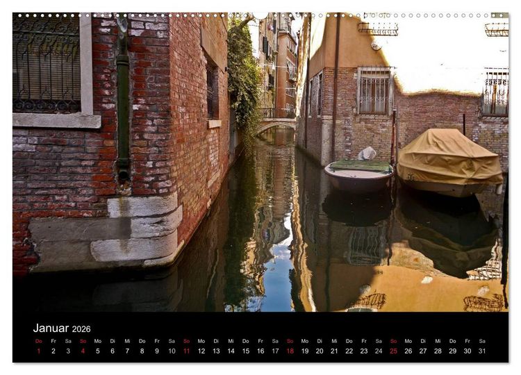 Produktbild: Venedig 2026 (Wandkalender 2026 DIN A2 quer), CALVENDO Monatskalender