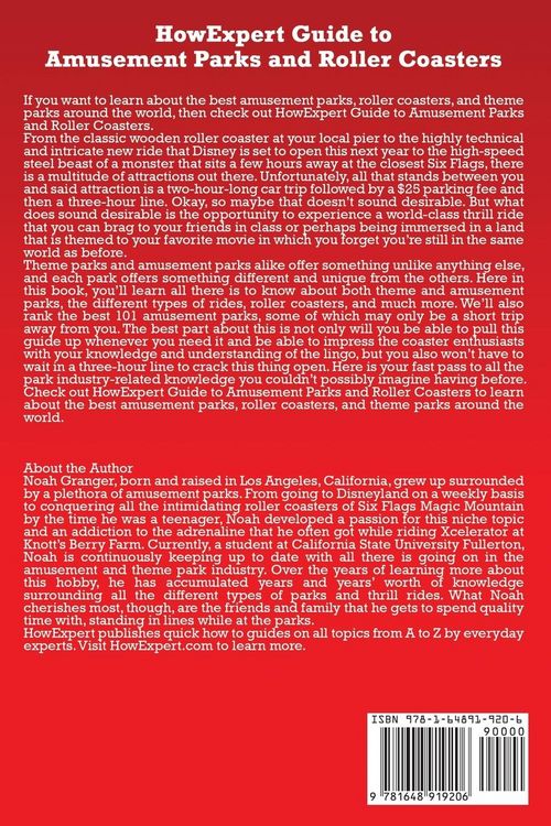 Produktbild: HowExpert Guide to Amusement Parks and Roller Coasters
