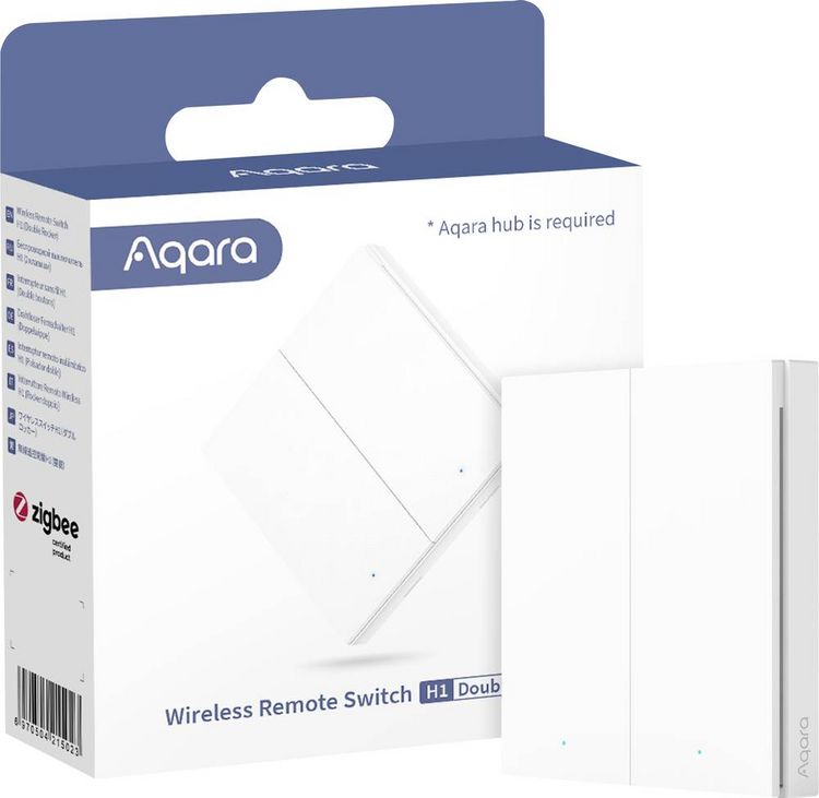 Produktbild: Aqara Funk-Wandschalter WRS-R02 Wei&szlig; Apple HomeKit