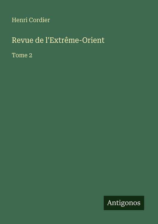 Produktbild: Revue de l'Extr&ecirc;me-Orient