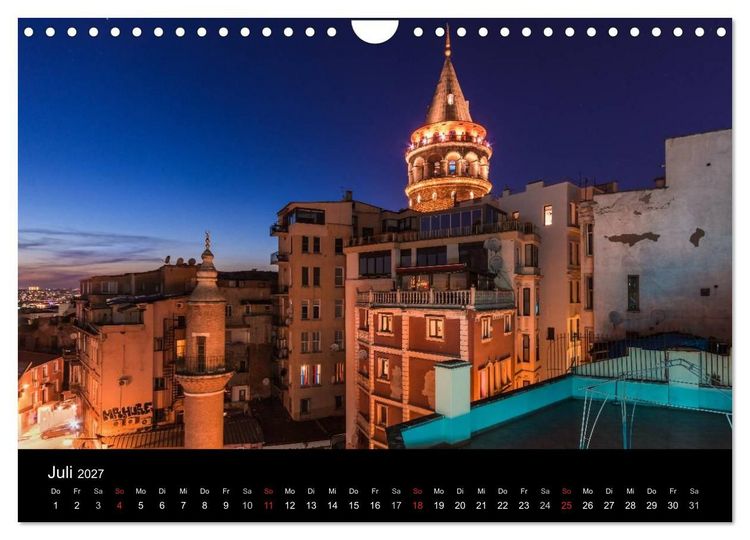 Produktbild: Istanbul - Stadt am Bosporus (Wandkalender 2027 DIN A4 quer), CALVENDO Monatskalender