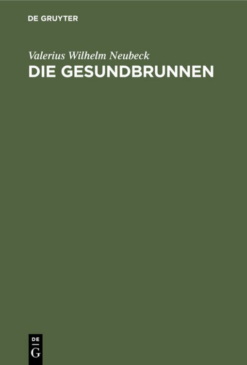 Produktbild: Die Gesundbrunnen