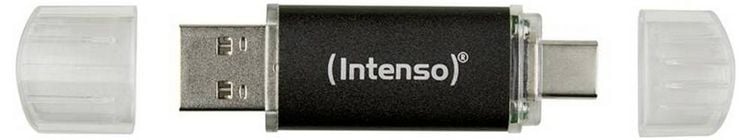 Produktbild: Intenso Twist Line USB-Stick Retail 512 GB Anthrazit 3539493 USB-C&reg; (USB 3.2 Gen 1), USB-A (USB 3.2 Gen 1)