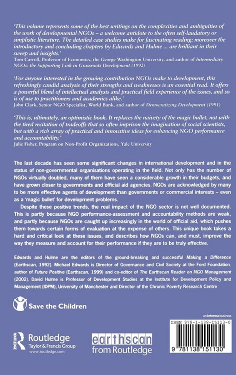 Produktbild: Non-Governmental Organisations - Performance and Accountability