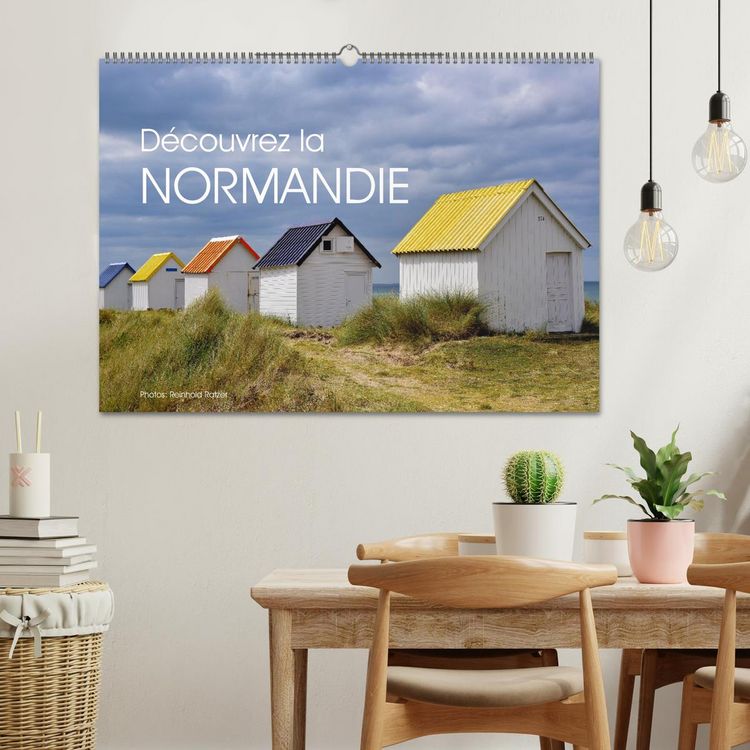 Produktbild: D&eacute;couvrez la Normandie (Calendrier mural 2026 DIN A2 vertical), CALVENDO calendrier mensuel