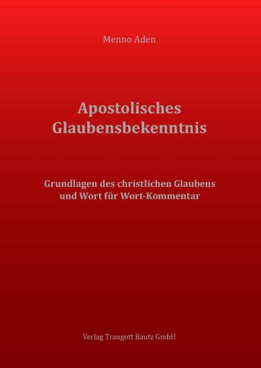 Produktbild: Apostolisches Glaubensbekenntnis