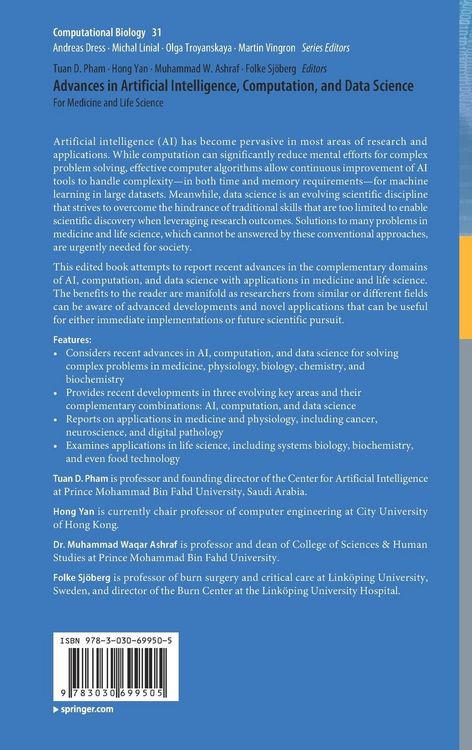 Produktbild: Advances in Artificial Intelligence, Computation, and Data Science