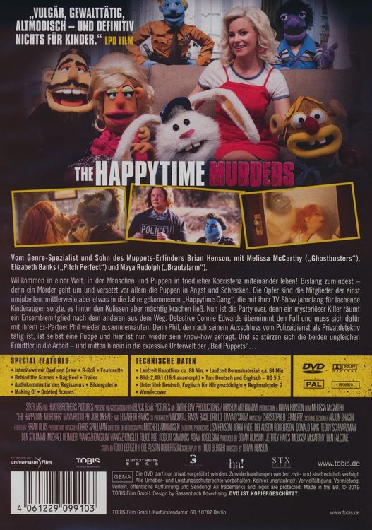 Produktbild: The Happytime Murders