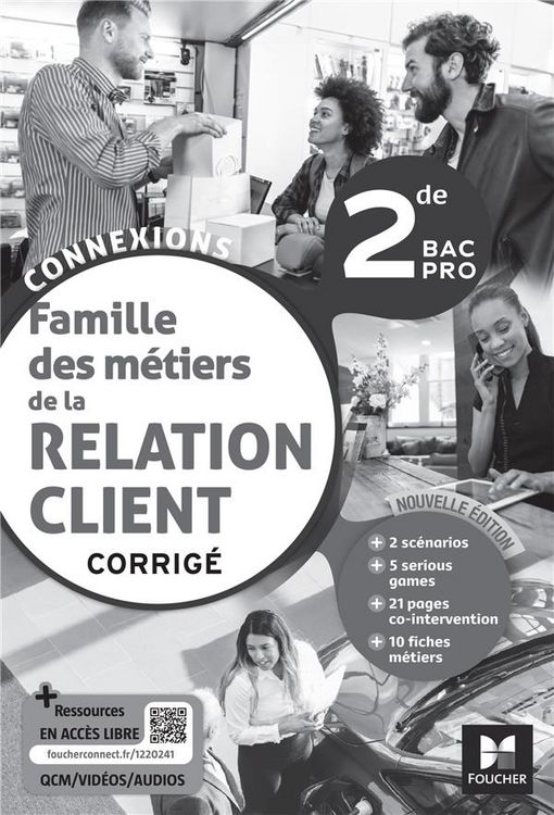 Produktbild: Connexions la relation client 2de