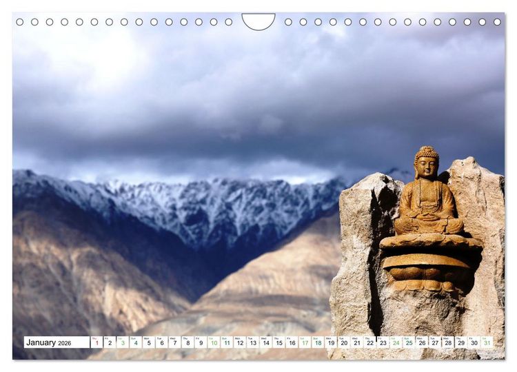 Produktbild: Leh And Ladakh Beautiful Glimpses (Wall Calendar 2026 DIN A4 landscape), CALVENDO 12 Month Wall Calendar