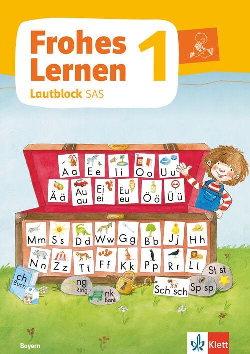 Produktbild: Frohes Lernen 1. Lautblock in Schulausgangsschrift Klasse 1. Ausgabe Bayern