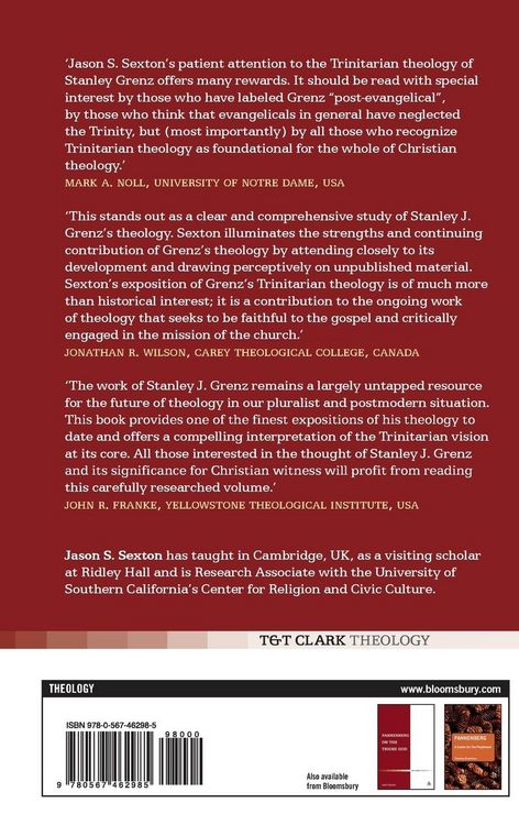 Produktbild: The Trinitarian Theology of Stanley J. Grenz