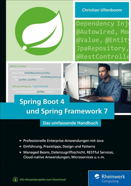 Produktbild: Spring Boot 4 und Spring Framework 7