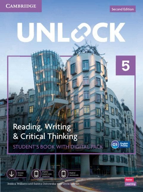 Produktbild: Unlock Level 5 Reading, Writing and Critical Thinking Student's Book with Digital Pack