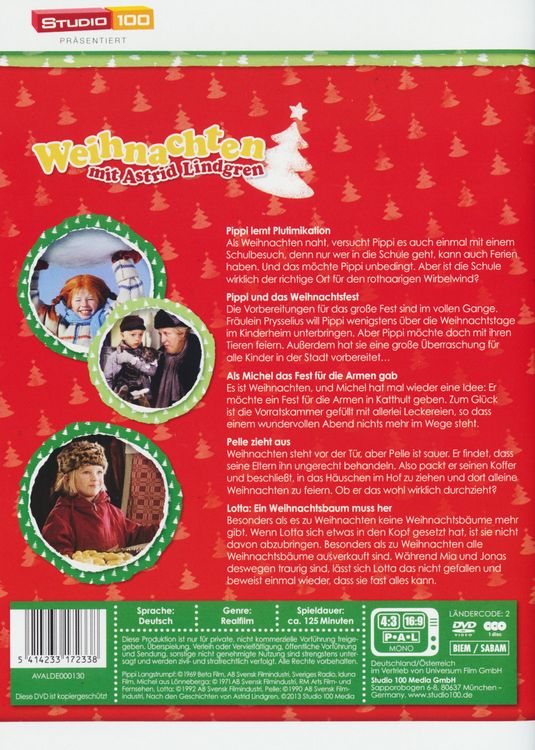 Produktbild: Weihnachten mit Astrid Lindgren