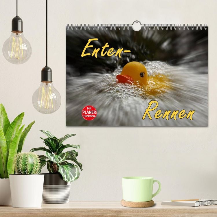 Produktbild: Enten-Rennen (Wandkalender 2026 DIN A4 quer), CALVENDO Monatskalender