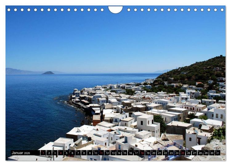 Produktbild: Griechische Inseln (Wandkalender 2026 DIN A4 quer), CALVENDO Monatskalender