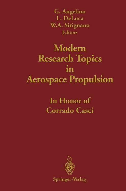 Produktbild: Modern Research Topics in Aerospace Propulsion