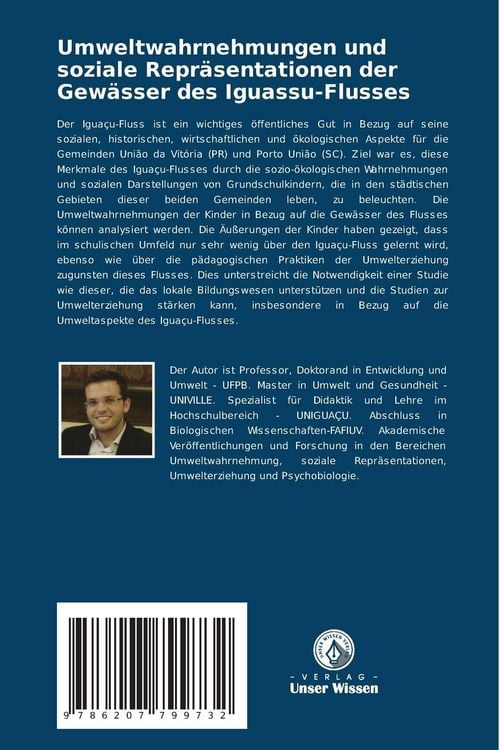 Produktbild: Umweltwahrnehmungen und soziale Repr&auml;sentationen der Gew&auml;sser des Iguassu-Flusses