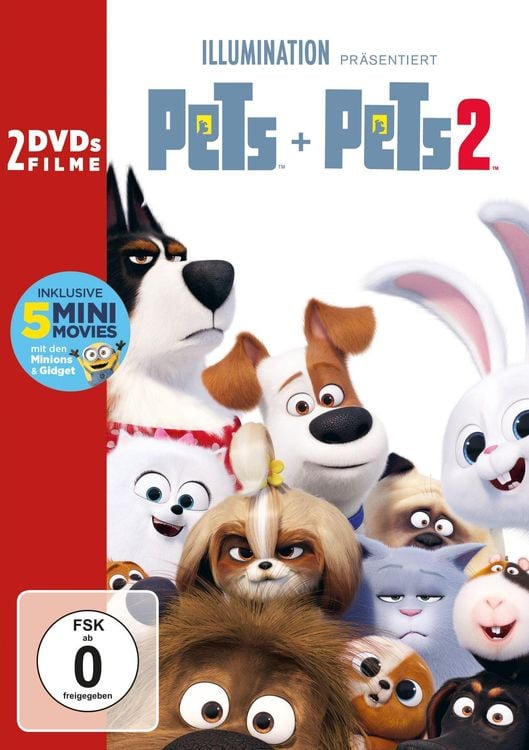 Produktbild: Pets Doppelpack: Pets 1 & Pets 2 [2 DVDs]
