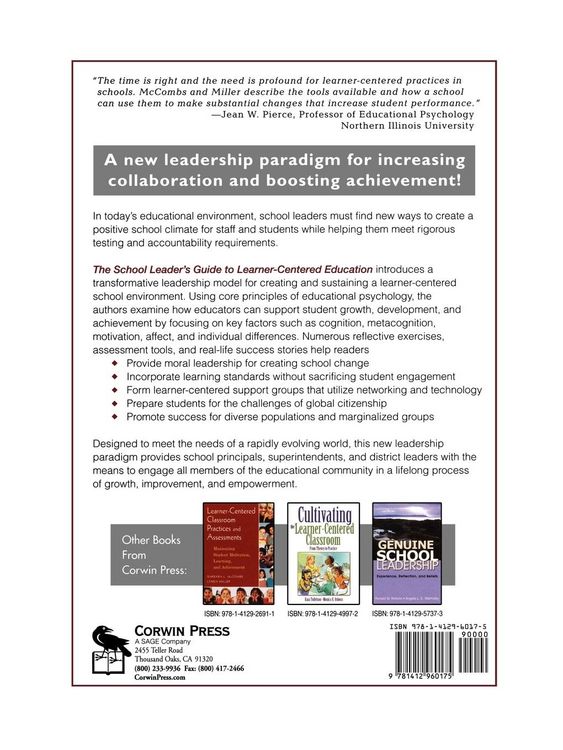 Produktbild: The School Leader's Guide to Learner-Centered Education