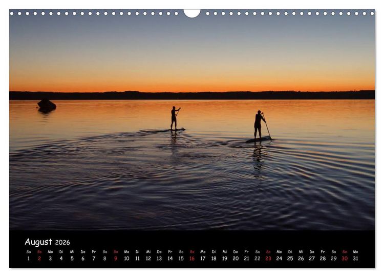 Produktbild: Starnberger See - Silent Moments (Wandkalender 2026 DIN A3 quer), CALVENDO Monatskalender
