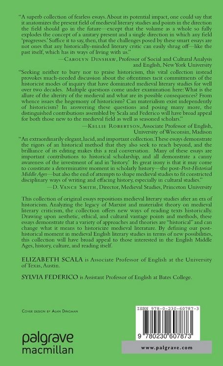 Produktbild: The Post-Historical Middle Ages